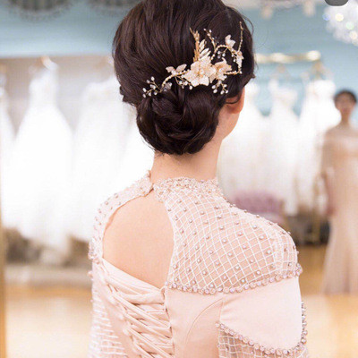 Handmade Crystal Flower Wedding Hair Combs